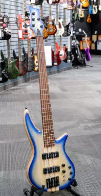 Jackson Guitars - Pro Series Spectra Bass SBA V, Caramelized Jatoba Fingerboard - Blue Burst 2